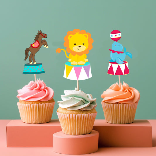 Carnival Theme Classic Cupcake Topper