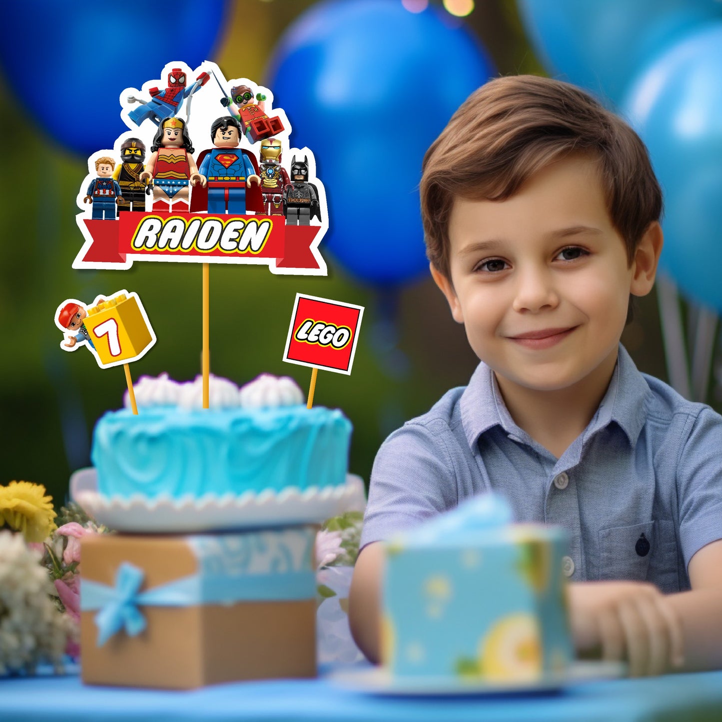 Lego Theme Classic Caketopper - 2