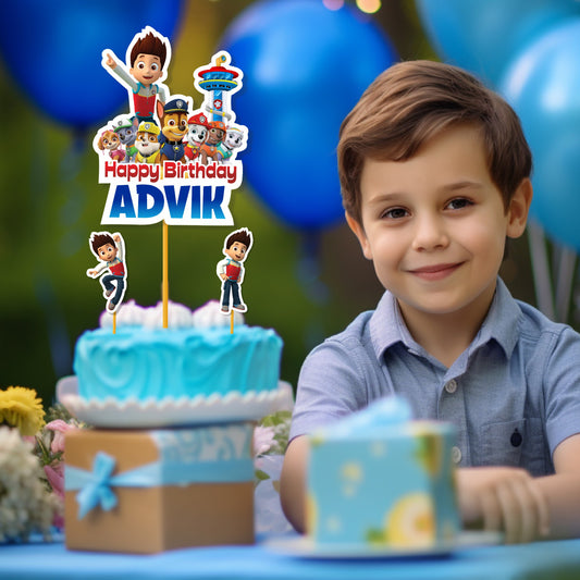 Paw Patrol Theme Classic-2 Caketopper