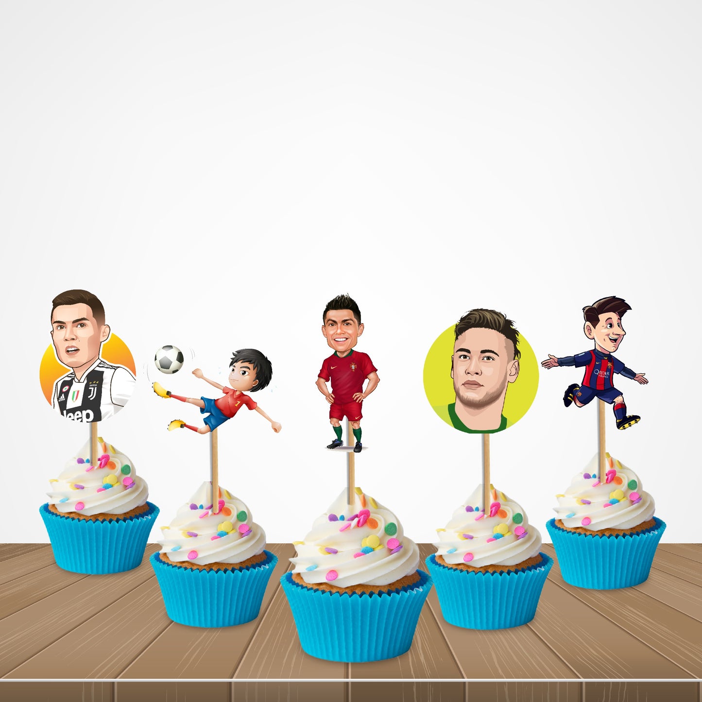 Football Theme Cupcake Topper