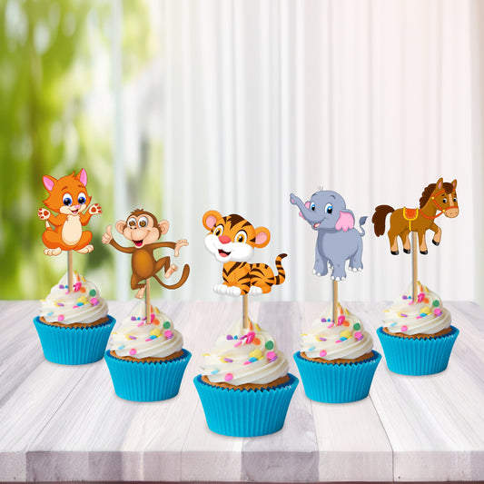 Jungle Theme Cupcake Topper