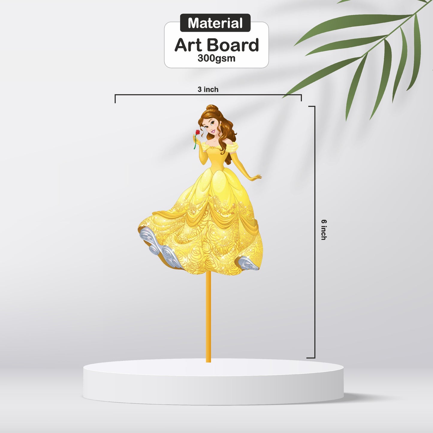 Princess Theme Cupcake Topper