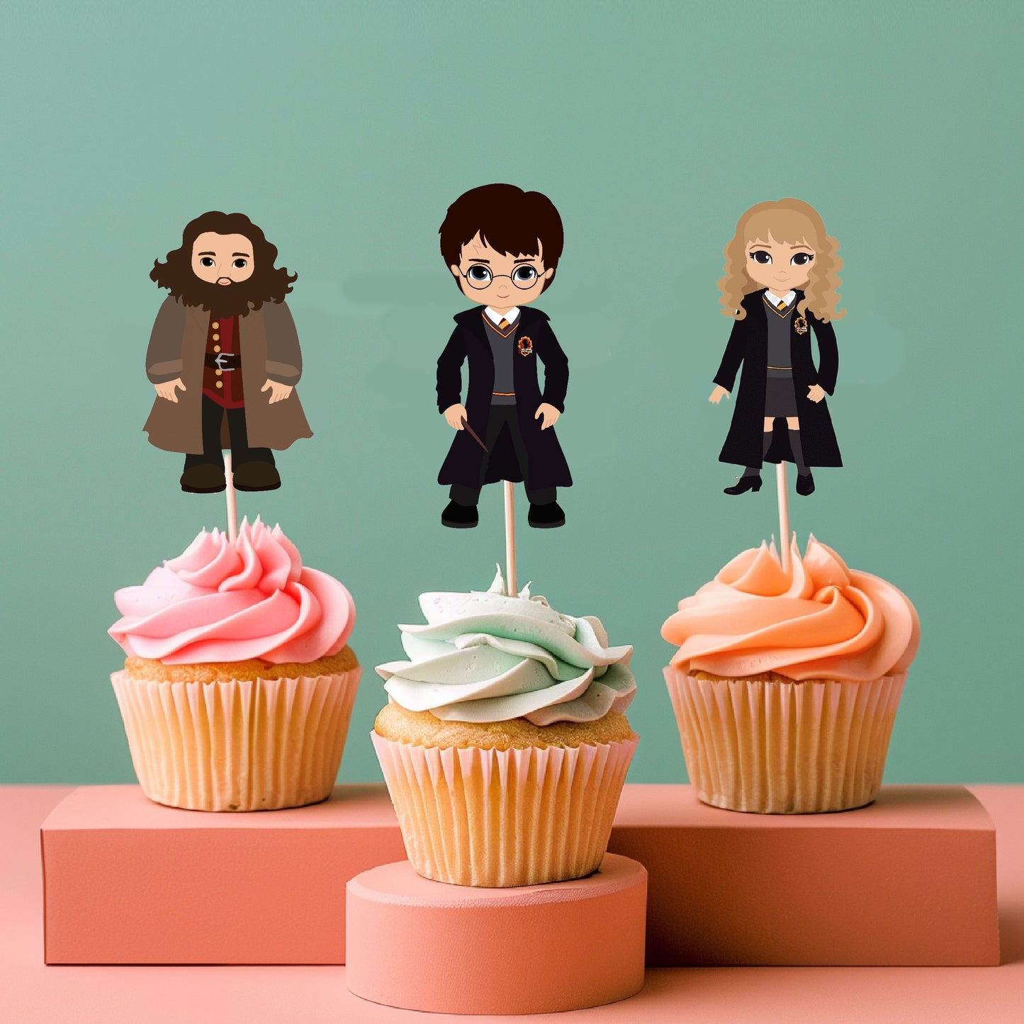 Harry Potter Theme Cupcake Topper