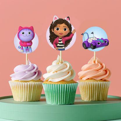 Gabby’s Dollhouse Theme Classic Cup Caketopper My Store
