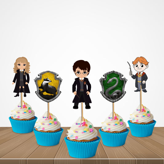 Harry Potter Theme Cupcake Topper