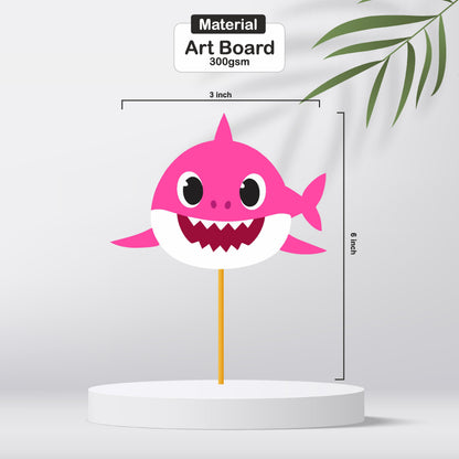 Baby Shark Theme Classic Cupcake Topper My Store