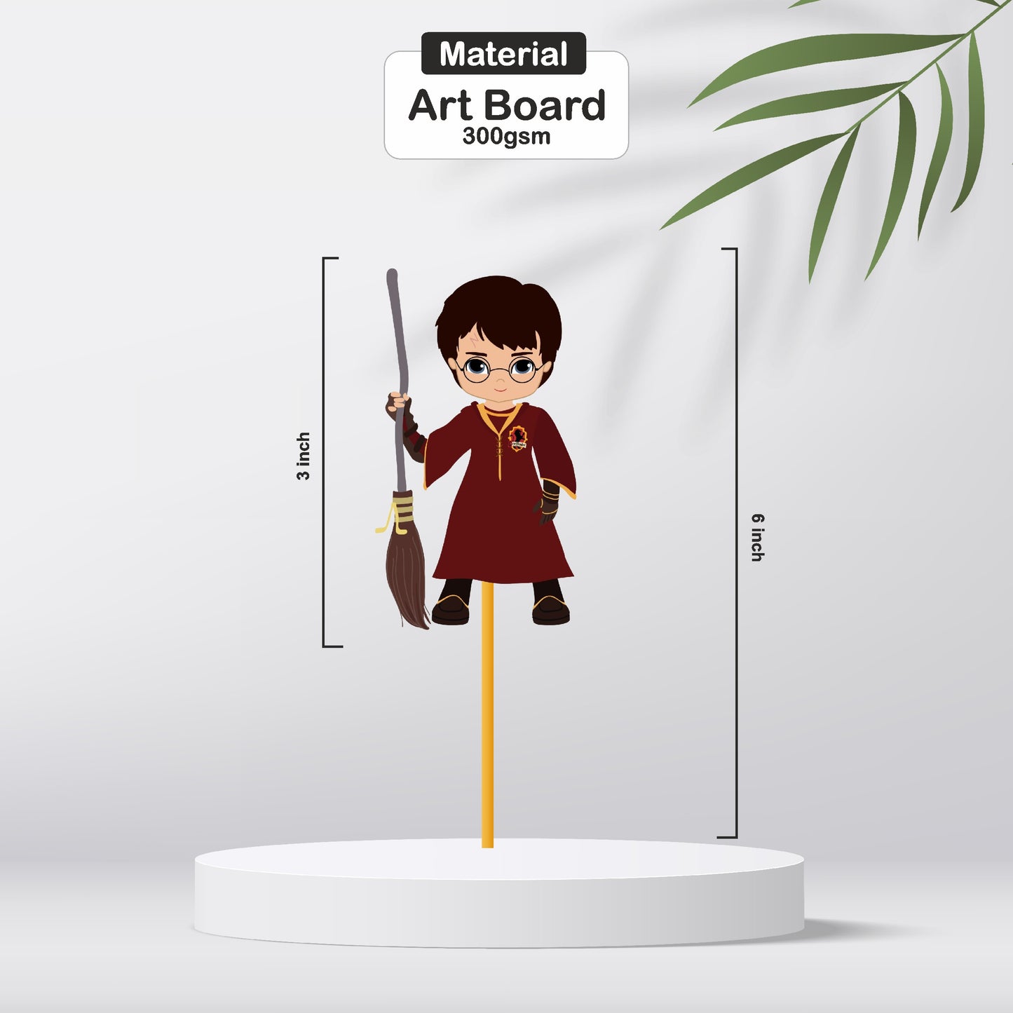 Harry Potter Theme Cupcake Topper
