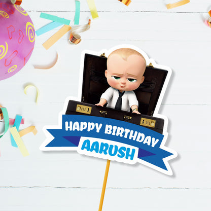 Boss Baby Theme Cake topper My Store