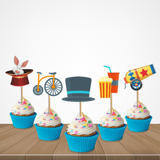 Carnival Theme Cupcake Topper