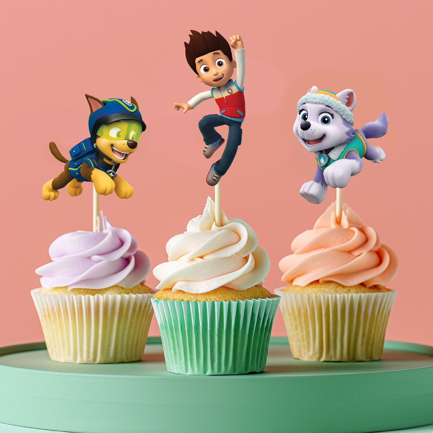 Paw Patrol Theme Classic Cupcake Topper