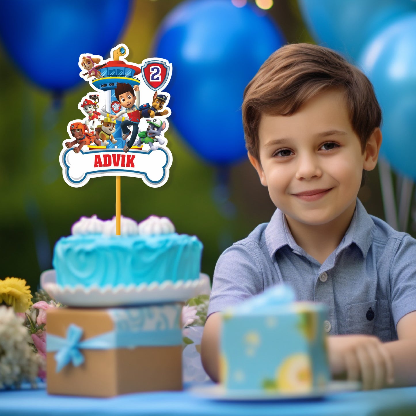 Paw Patrol Theme Caketopper