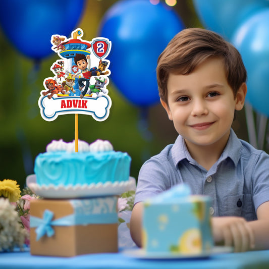 Paw Patrol Theme Caketopper
