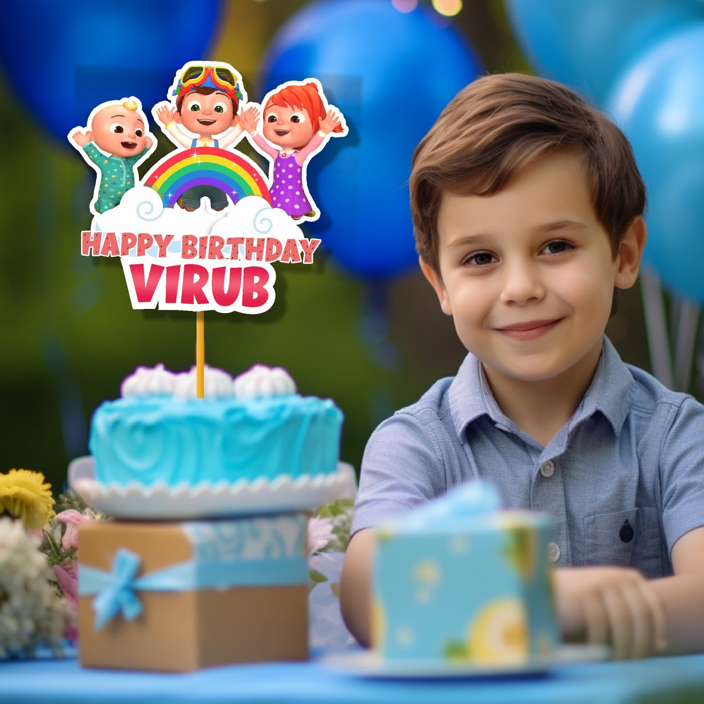 Cocomelon Theme Caketopper