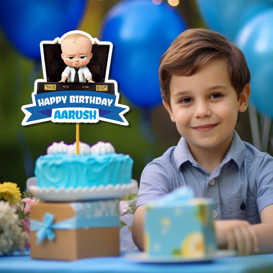 Boss Baby Theme Cake topper