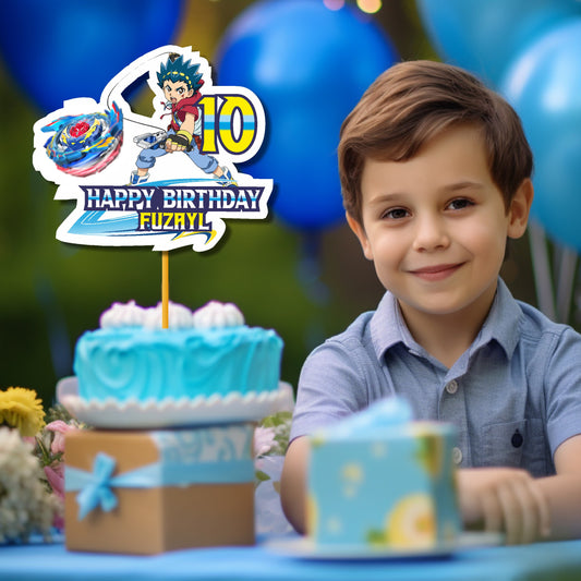 Beyblade Theme Cake topper