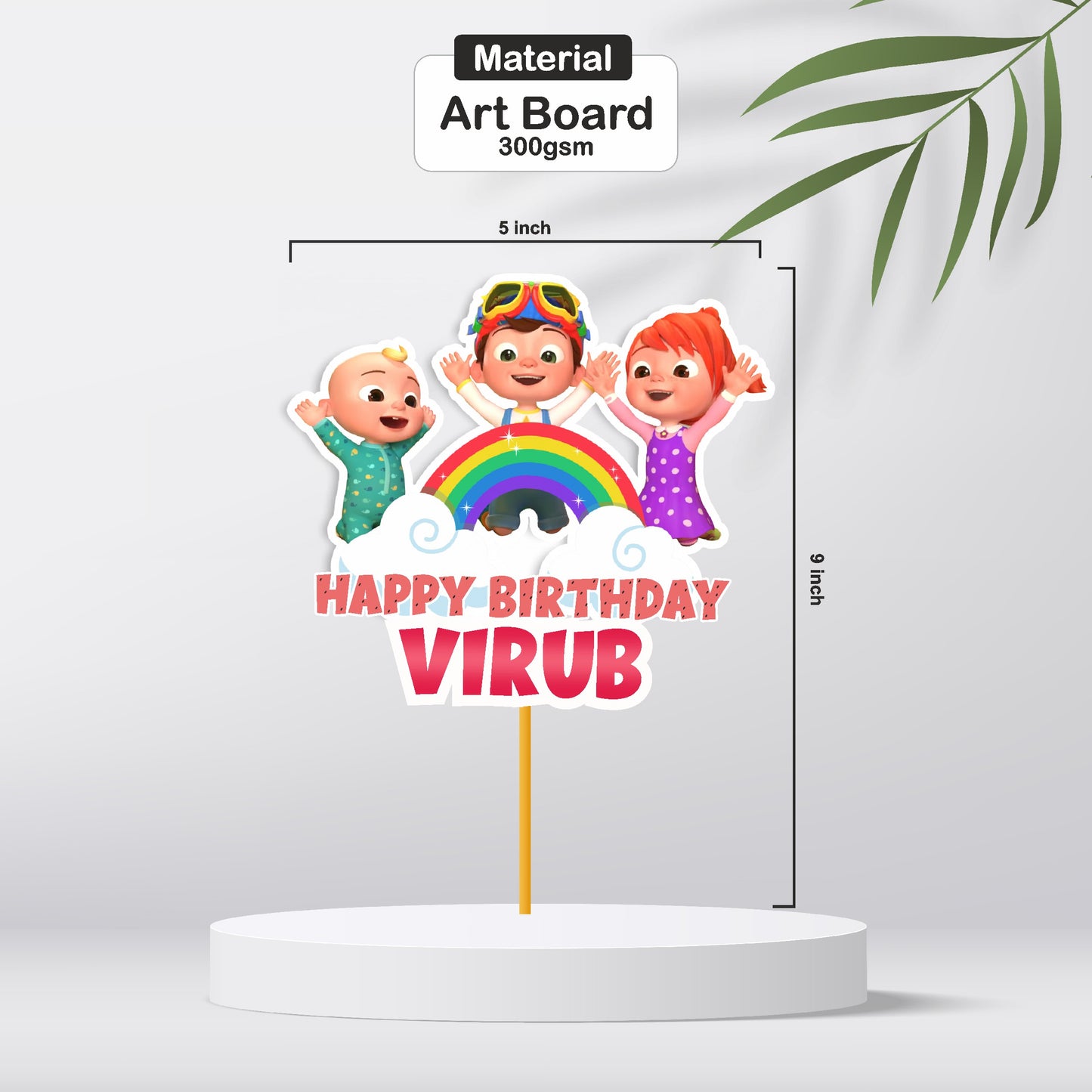 Cocomelon Theme Caketopper