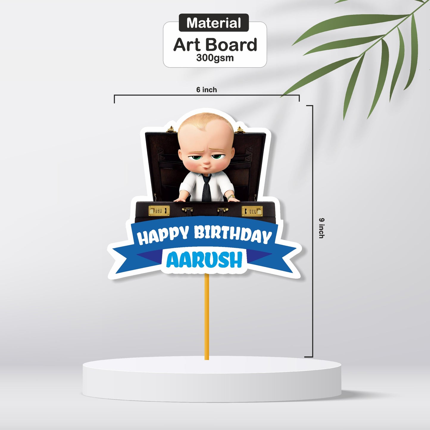 Boss Baby Theme Cake topper