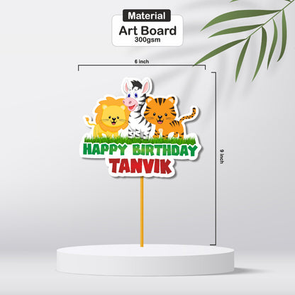 Jungle Theme Cake Topper My Store