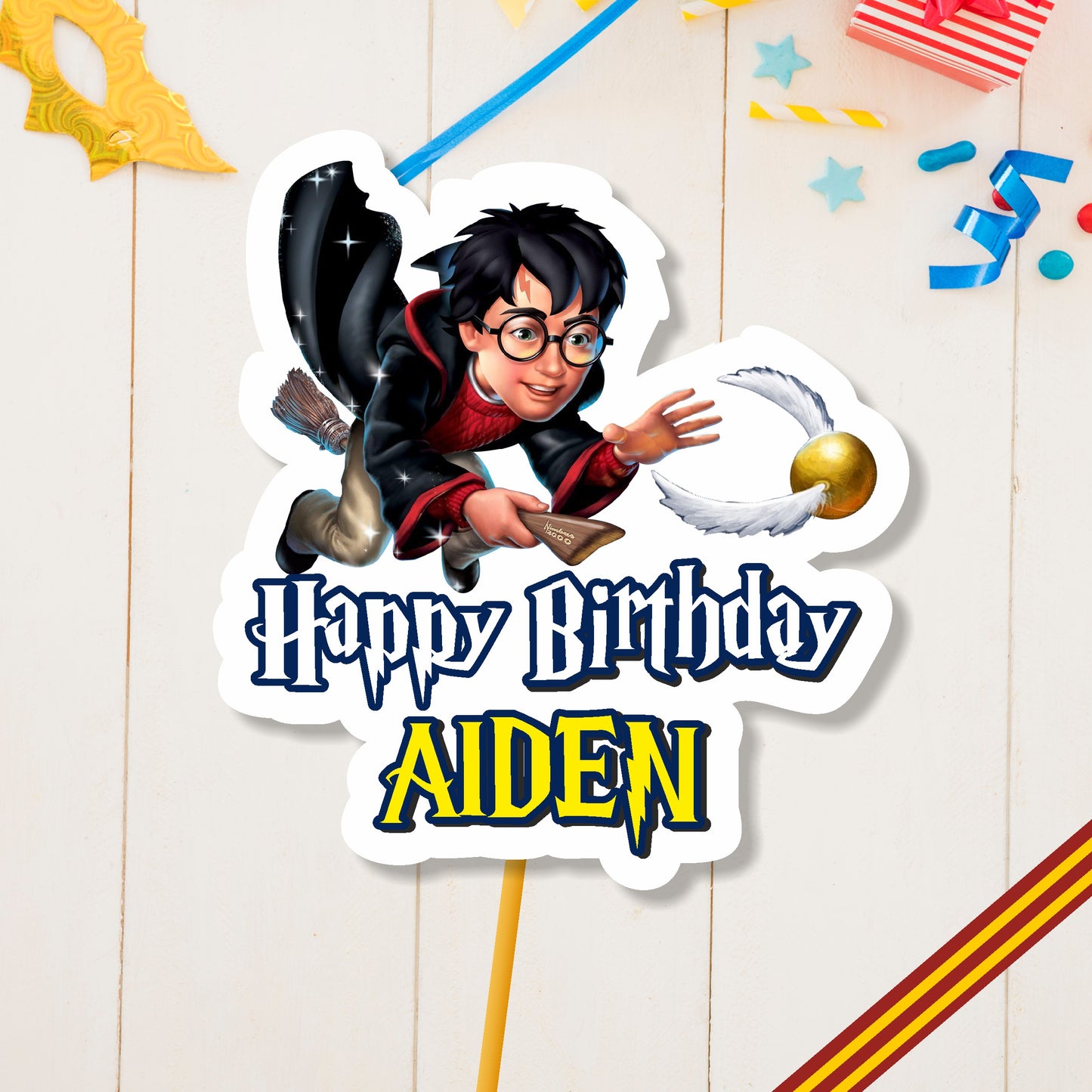 Harry Potter Theme Caketopper