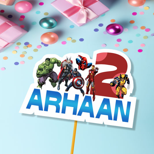 Avengers Theme Classic-2 Caketopper