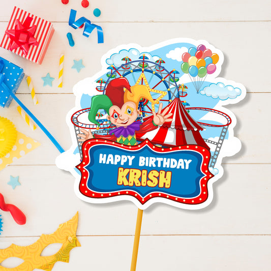 Carnival Theme Classic Caketopper