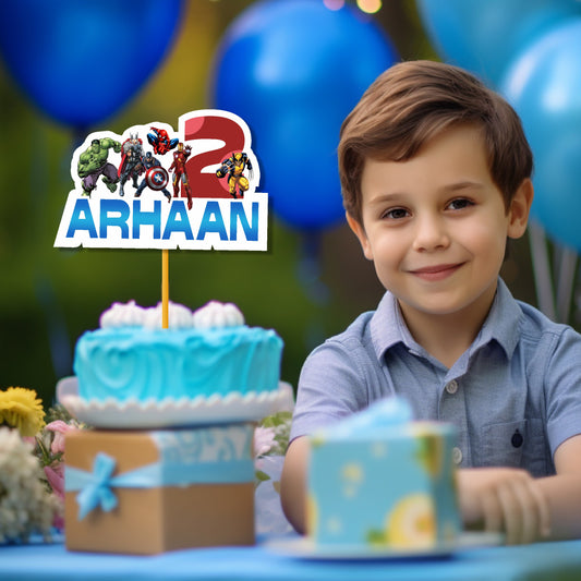 Avengers Theme Classic-2 Caketopper