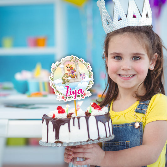 Princess Theme Personalized Caketopper