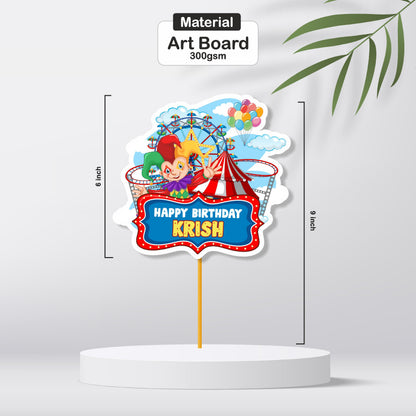 Carnival Theme Classic Caketopper