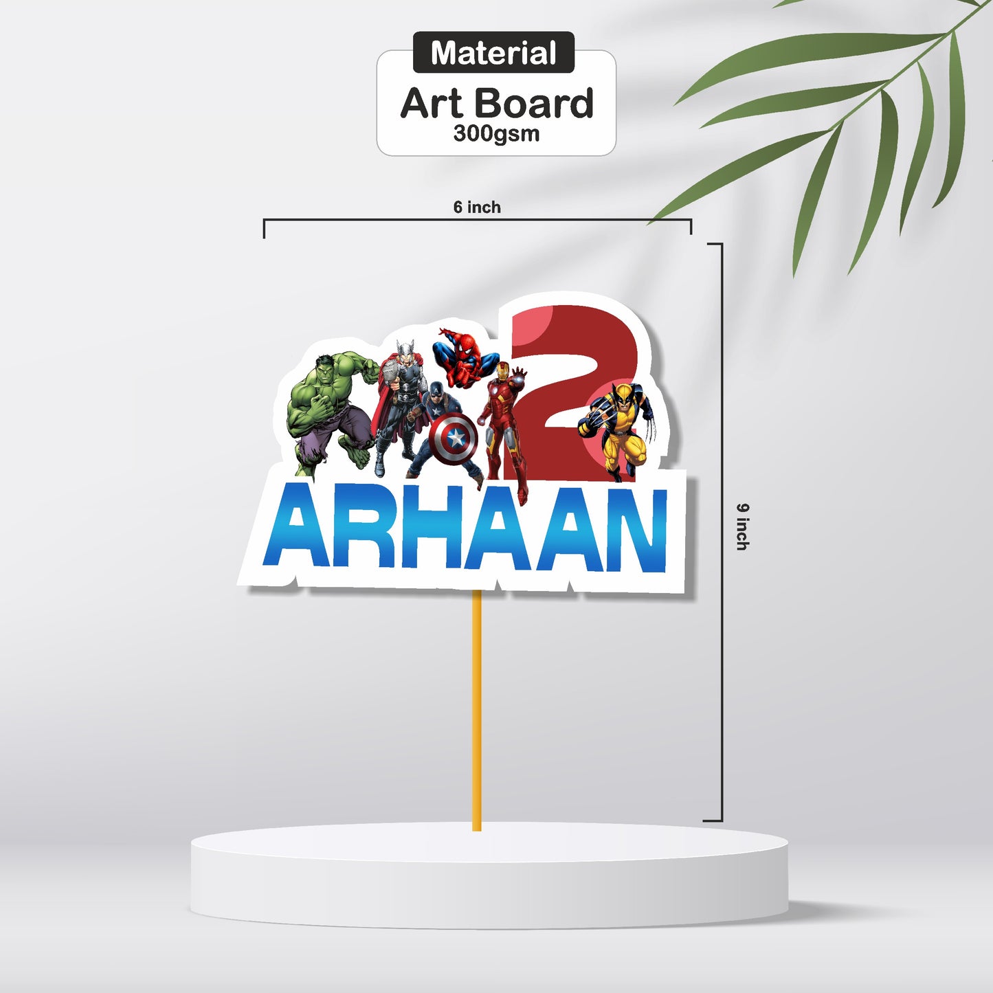 Avengers Theme Classic-2 Caketopper