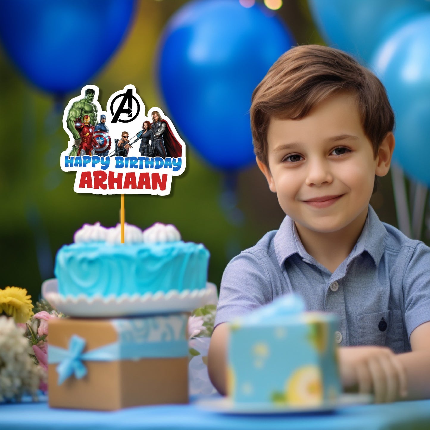 Avengers Theme Classic-1 Caketopper