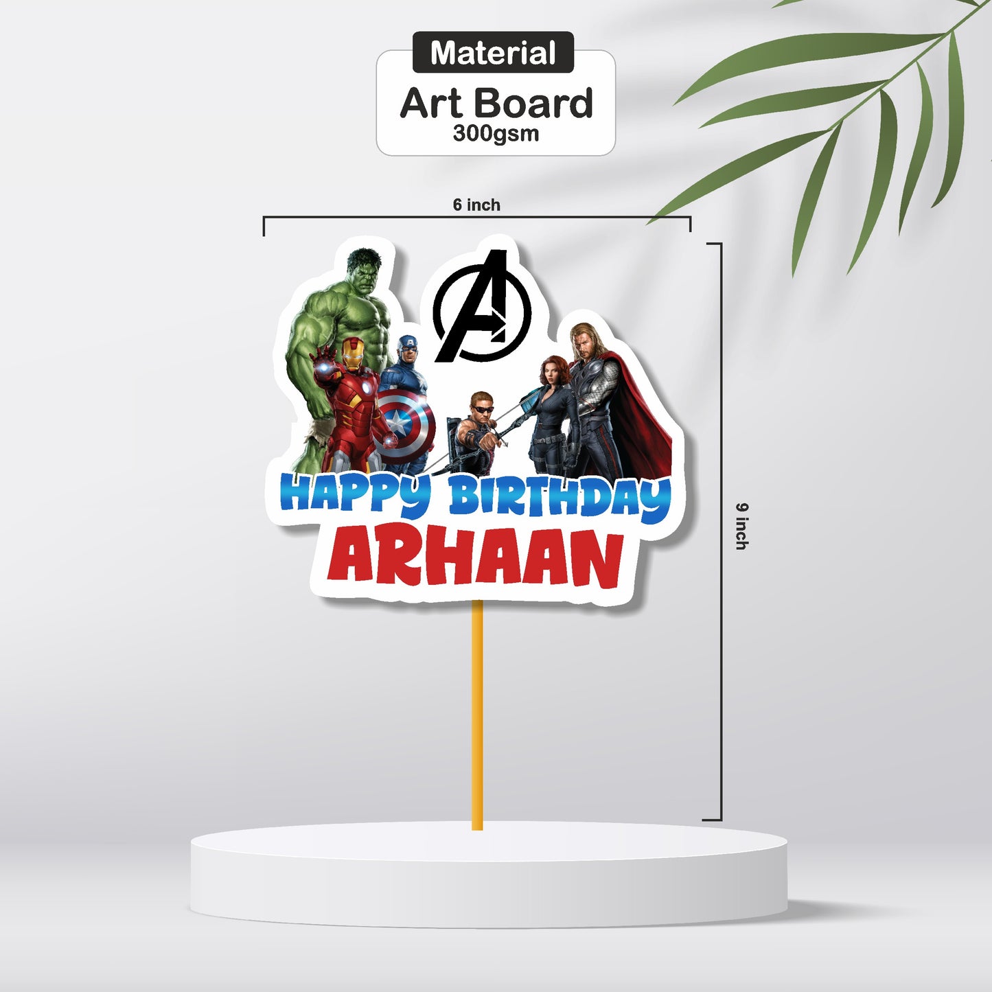 Avengers Theme Classic-1 Caketopper