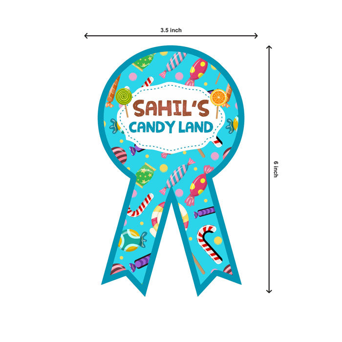 Candy Land Theme Badge