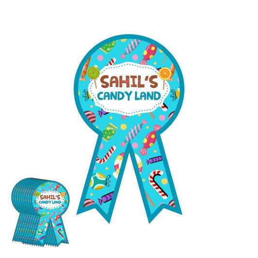 Candy Land Theme Badge