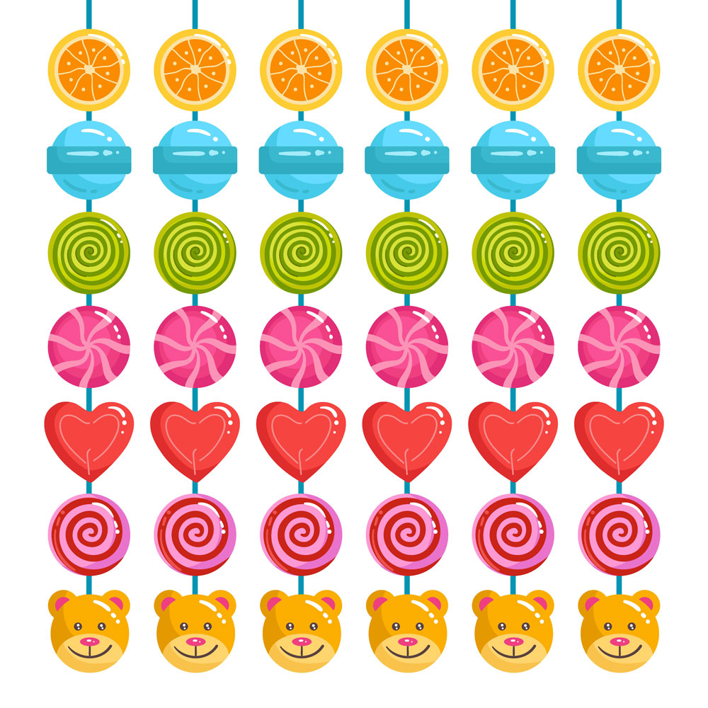 Candy Land Theme Danglers