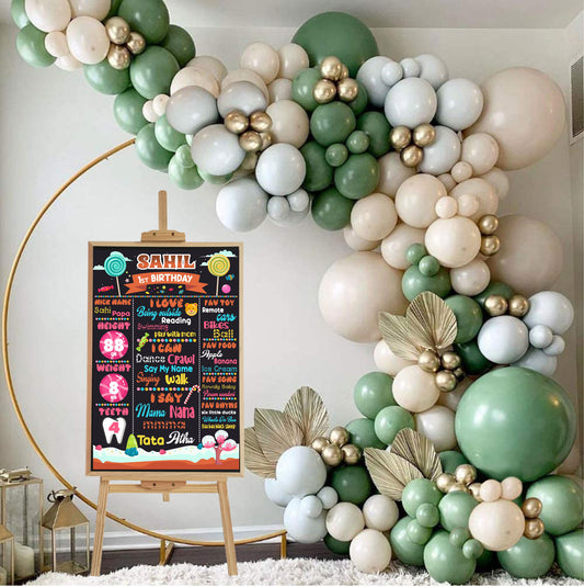 Candy Land Theme Chalkboard