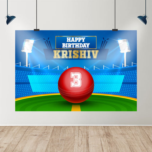 Cricket Theme Backdrop