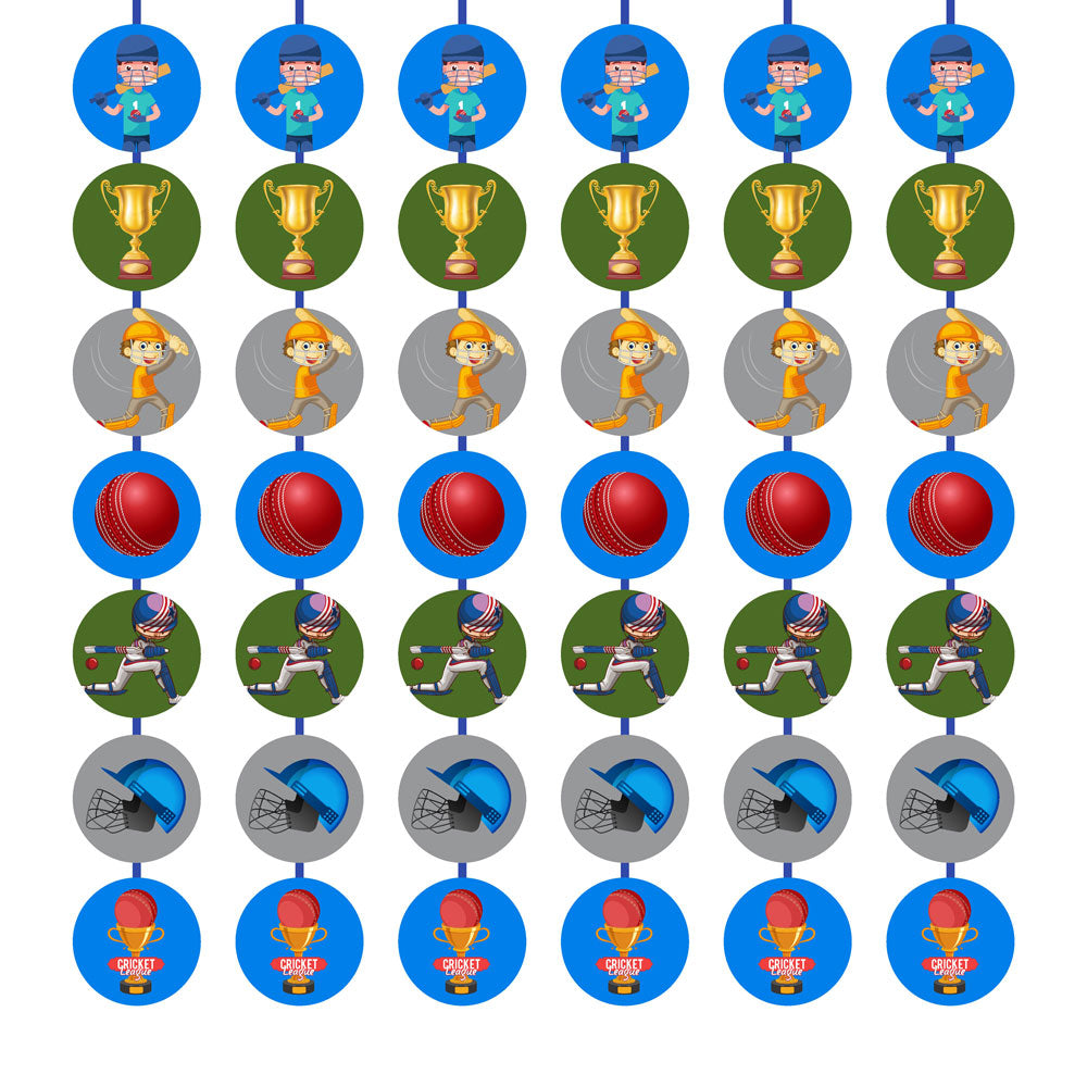 Cricket Theme Round Danglers