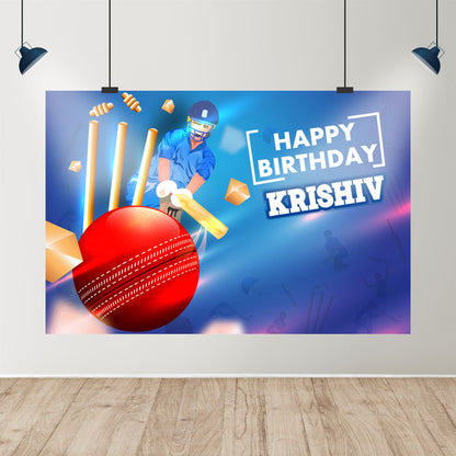 Cricket Theme Classic Backdrop
