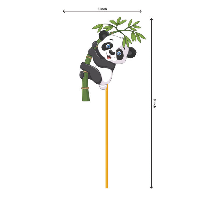 Cute Panda Theme Cupcake Topper