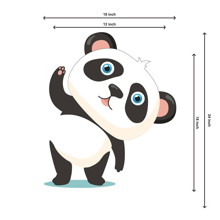 Cute Panda Theme Cutout - BP 07