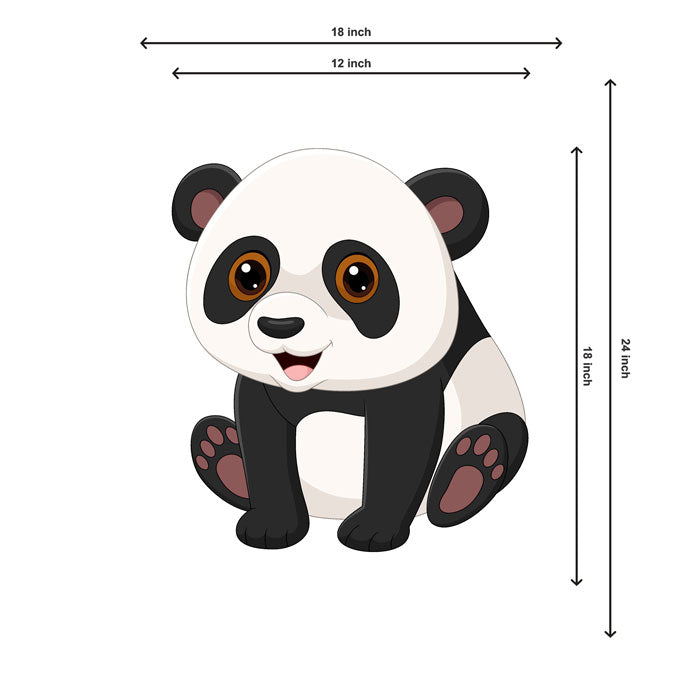 Cute Panda Theme Cutout - BP 13
