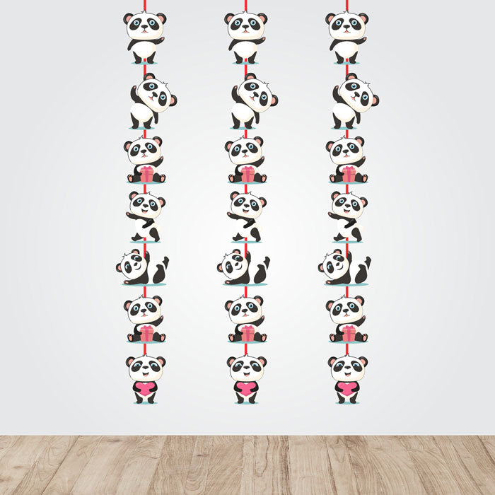 Cute Panda Theme Character Danglers