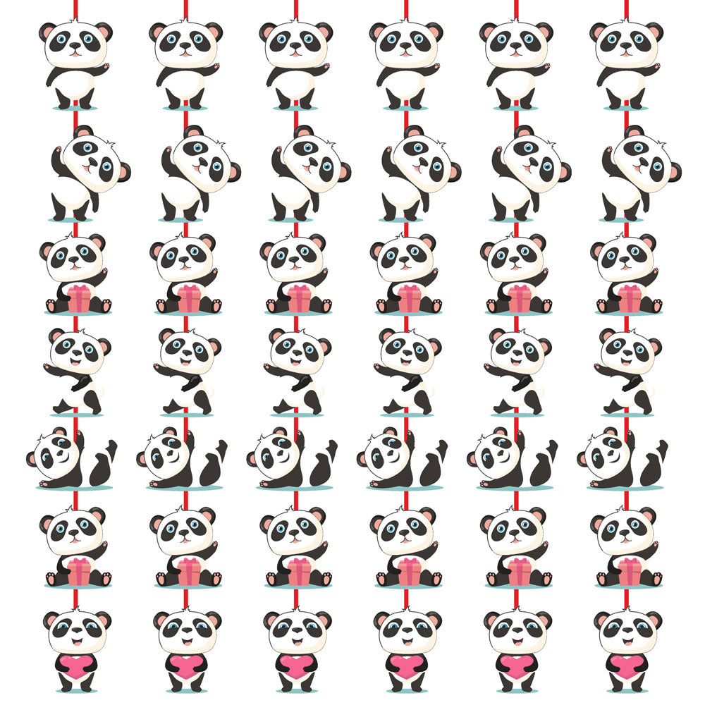 Cute Panda Theme Character Danglers