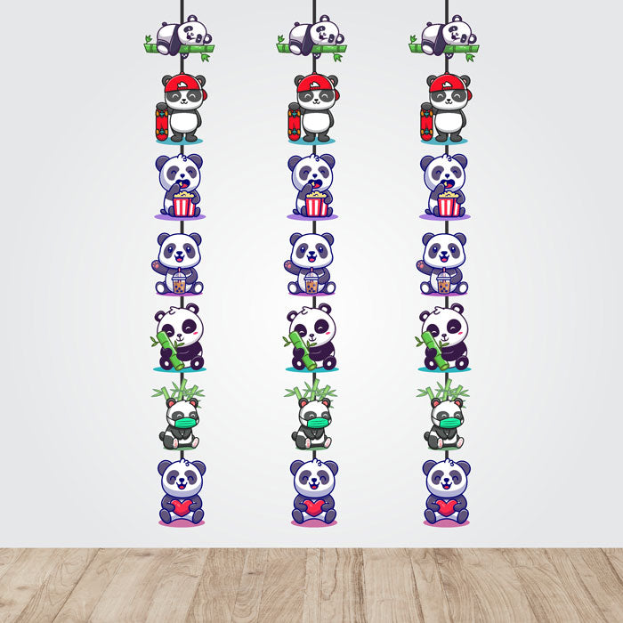 Cute Panda Theme Classic Danglers