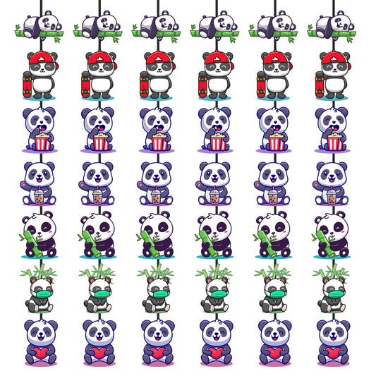 Cute Panda Theme Classic Danglers