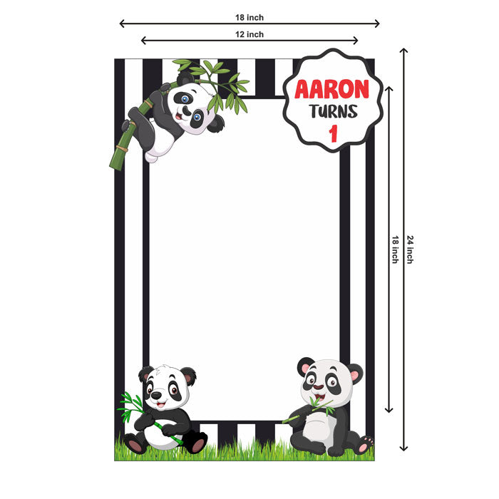 Cute Panda Theme Photobooth