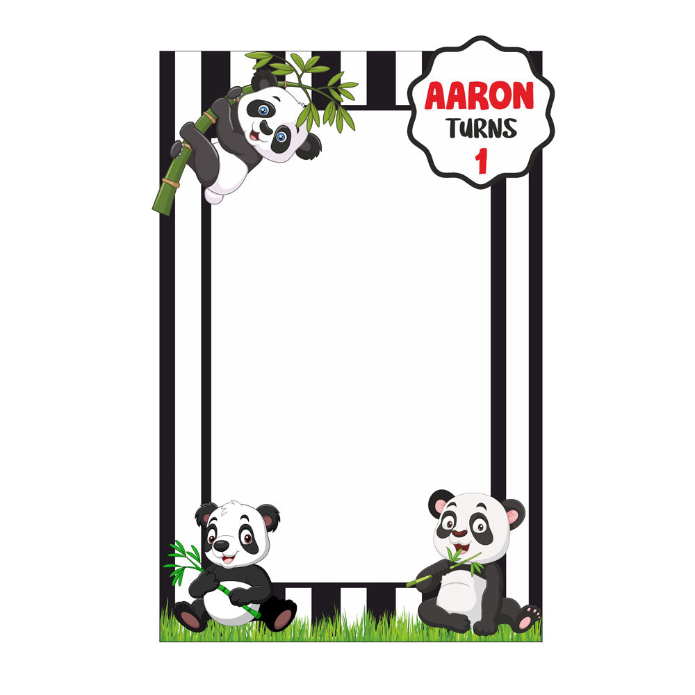Cute Panda Theme Photobooth