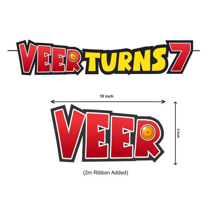 Dragon Ball Z Theme Age Bunting