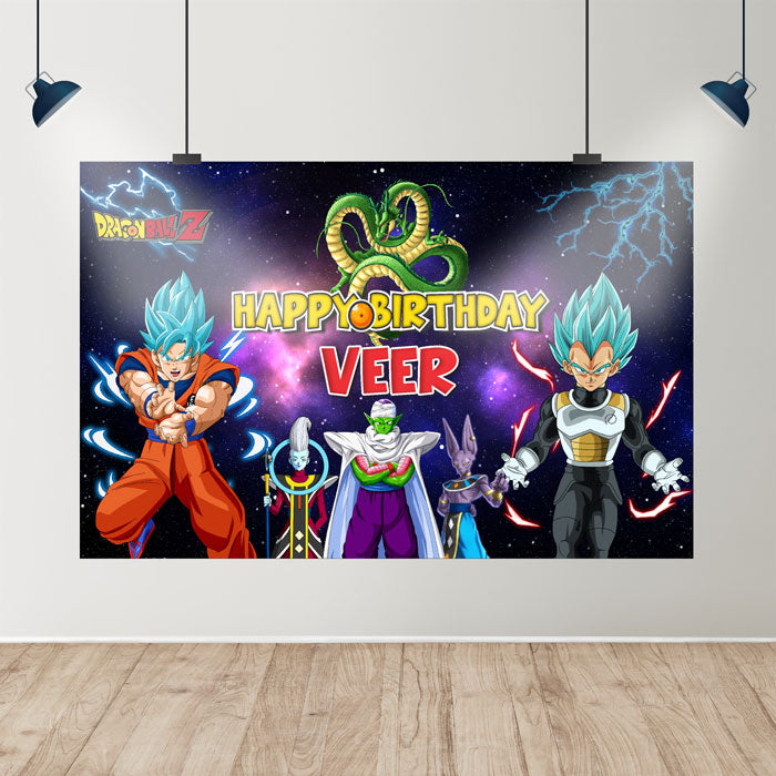 Dragon Ball Z Theme Backdrop