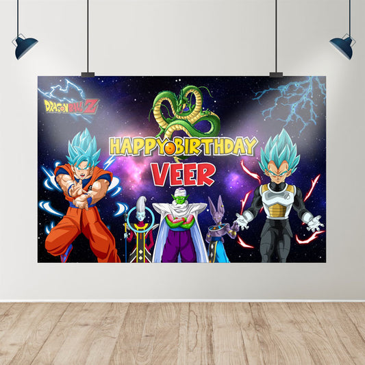 Dragon Ball Z Theme Backdrop